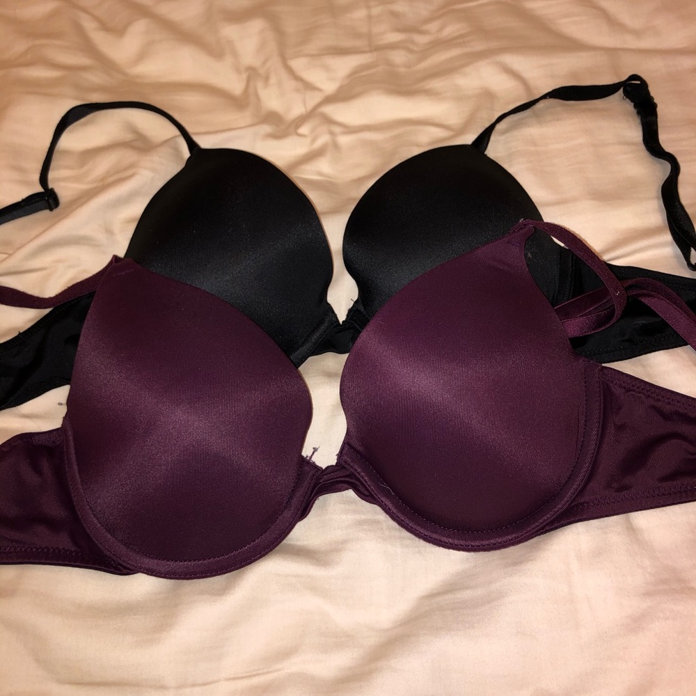 Set of two VS PINK push up bras